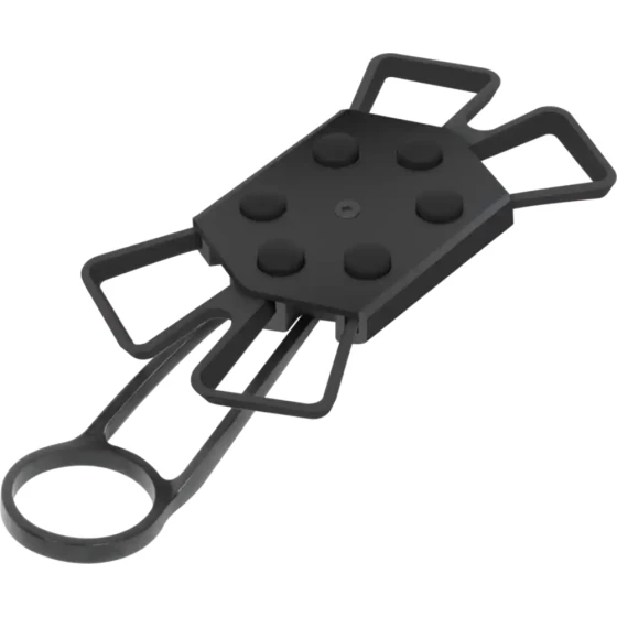 Handy Halterung Fahrrad Alu Kunststoff schwarz 4,7" bis 5,5" Delta Quick Mount