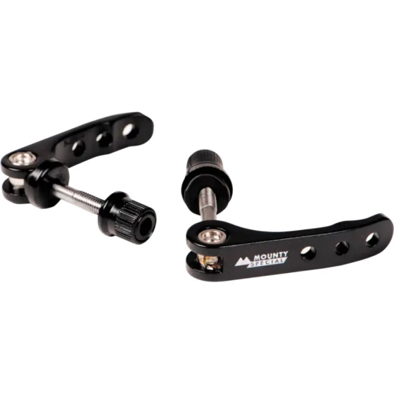 Sattelspanner Aluminium 6061 T6 schwarz Sicherheitsrasterverschluss 6,8 x 7 x 1,4 cm Mounty Lite-Pin