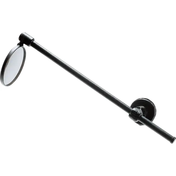 Helmspiegel verzerrungsfrei schwarz stufenlos Klebebefestigung Mounty Helmet Mirror