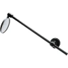 Helmspiegel verzerrungsfrei schwarz stufenlos Klebebefestigung Mounty Helmet Mirror