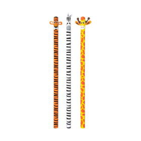 Bleistifte 3er Pack HB Dschungeltier Motive Giraffe Zebra Tiger